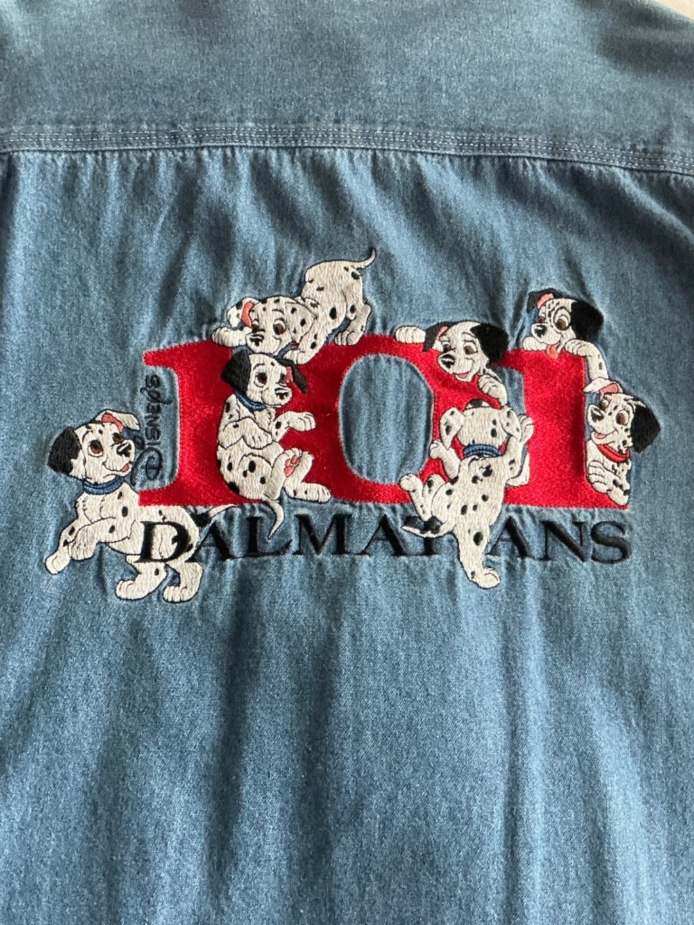 Mens Vintage 101 Dalmatian Denim Shirt